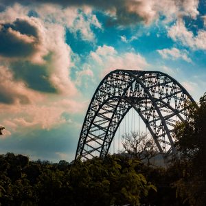 Photo of Steel Structure On Forest